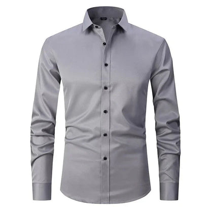 Camisa de Corte Versátil con Finition sin Pliegues para Hombre | Ideal para Uso Diario y Todas las Temporadas