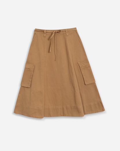 Falda Midi Estructurada de Talle Alto con Cierre de Lazo para Mujer | Ideal para Noche y Eventos Formales