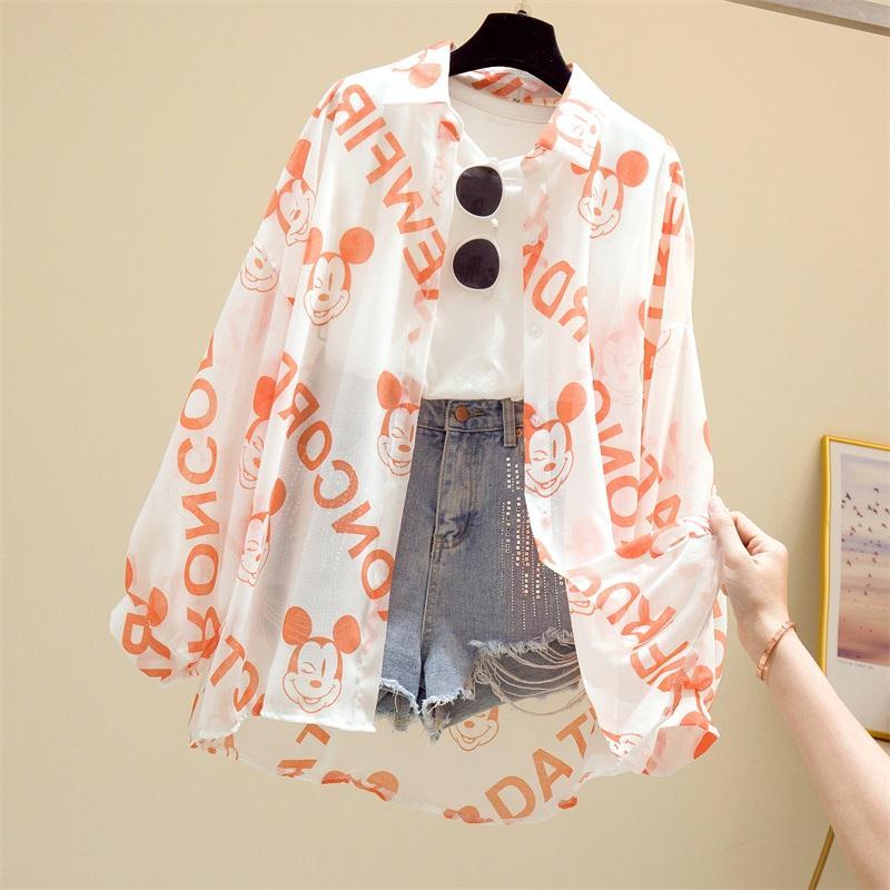 Blusa de Manga Larga con Estampado Gráfico para Mujer | Ideal para Uso Diario