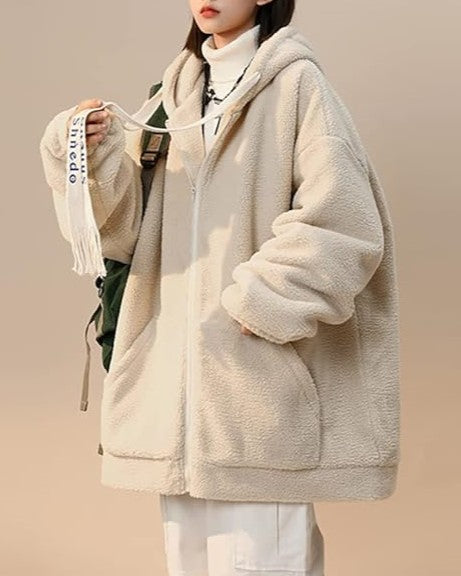 Chaqueta De Invierno De Talla Amplia Con Cierre Frontal Para Mujer | Ideal Para Uso Diario En Invierno