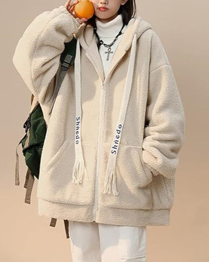 Chaqueta De Invierno De Talla Amplia Con Cierre Frontal Para Mujer | Ideal Para Uso Diario En Invierno