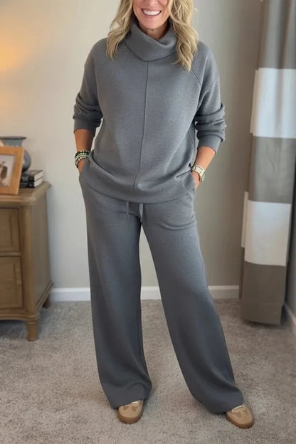Conjunto de Dos Piezas con Parte Superior y Pantalón para Mujer | Ideal para Actividades Diarias