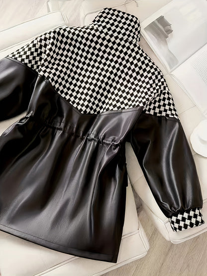 Chaqueta Con Cremallera y Cuello Alto Para Mujer | Ideal Para Otoño e Invierno