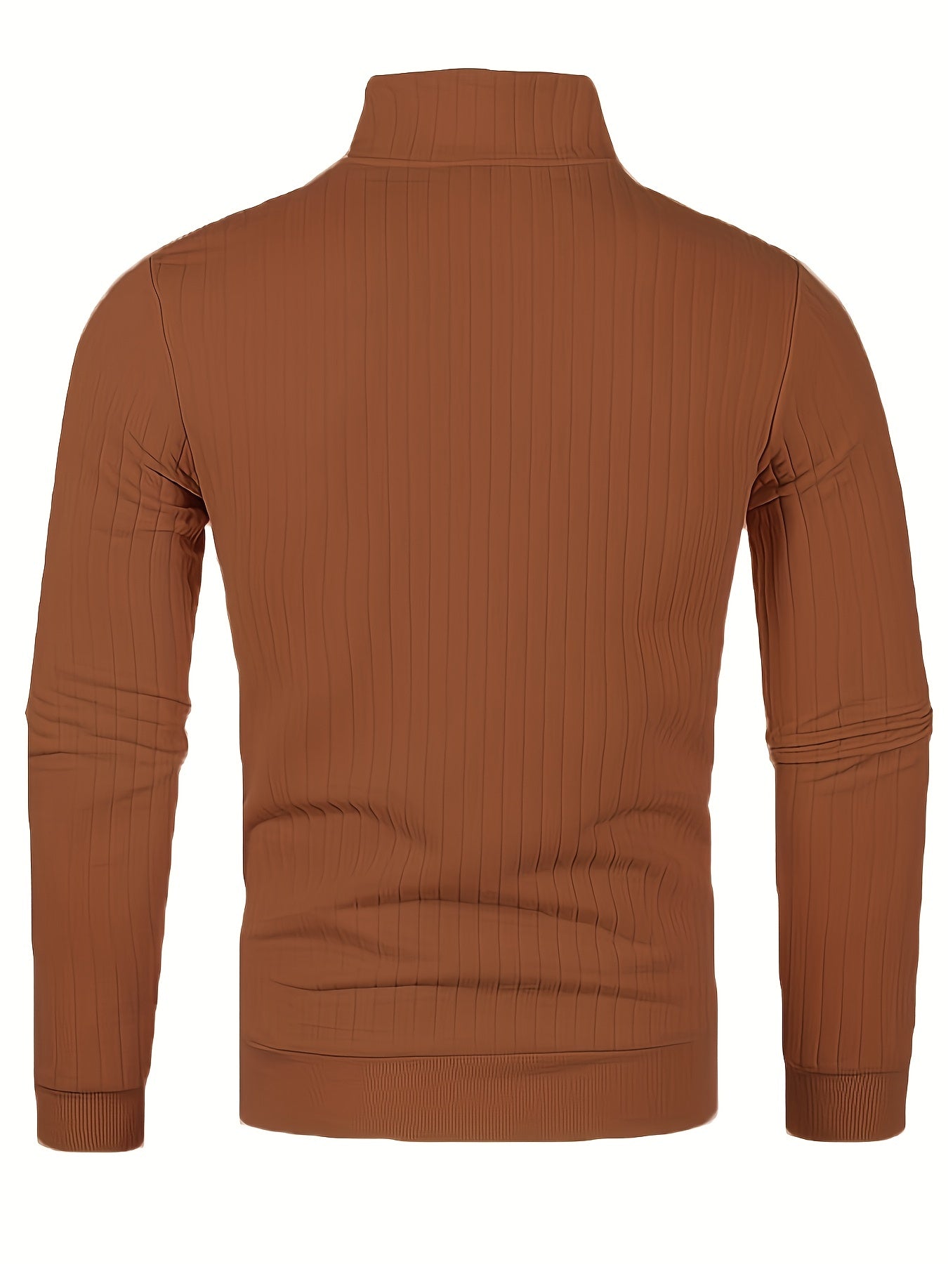 Jersey Con Cuello Alto Y Cremallera Para Hombre | Ideal Para Uso Diario Y Ocasional