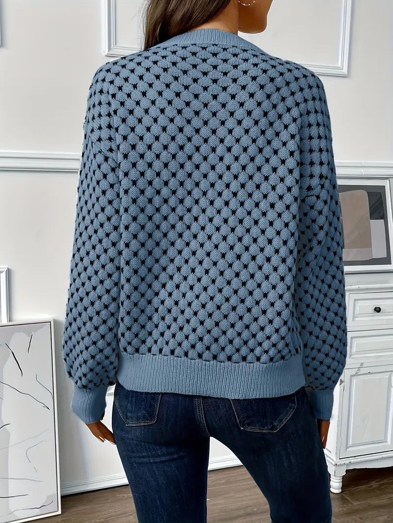 Jersey De Punto De Corte Ajustado Para Mujer | Ideal Para Uso Diario
