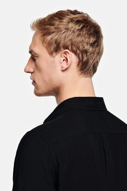 Camisa de Manga Larga con Corte Estándar para Hombre | Ideal para Uso Diario