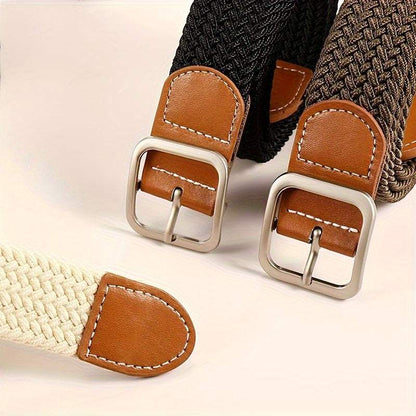 Cinturón Trenzado Elástico para Hombres | Ideal para Uso Diario y Actividades