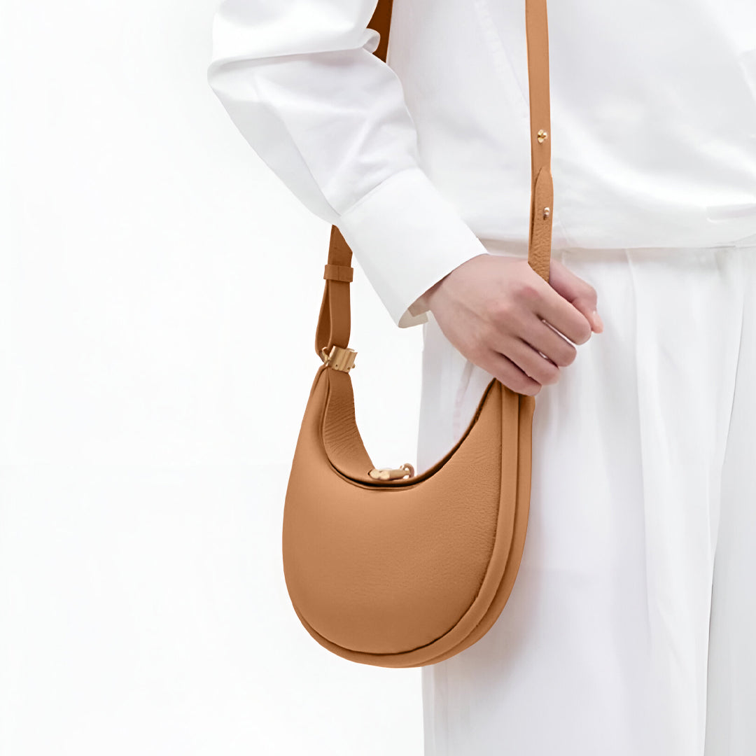 Bolso De Mano Con Forma De Media Luna Y Bandolera Amovible Para Uso Diario | Ideal Para Eventos