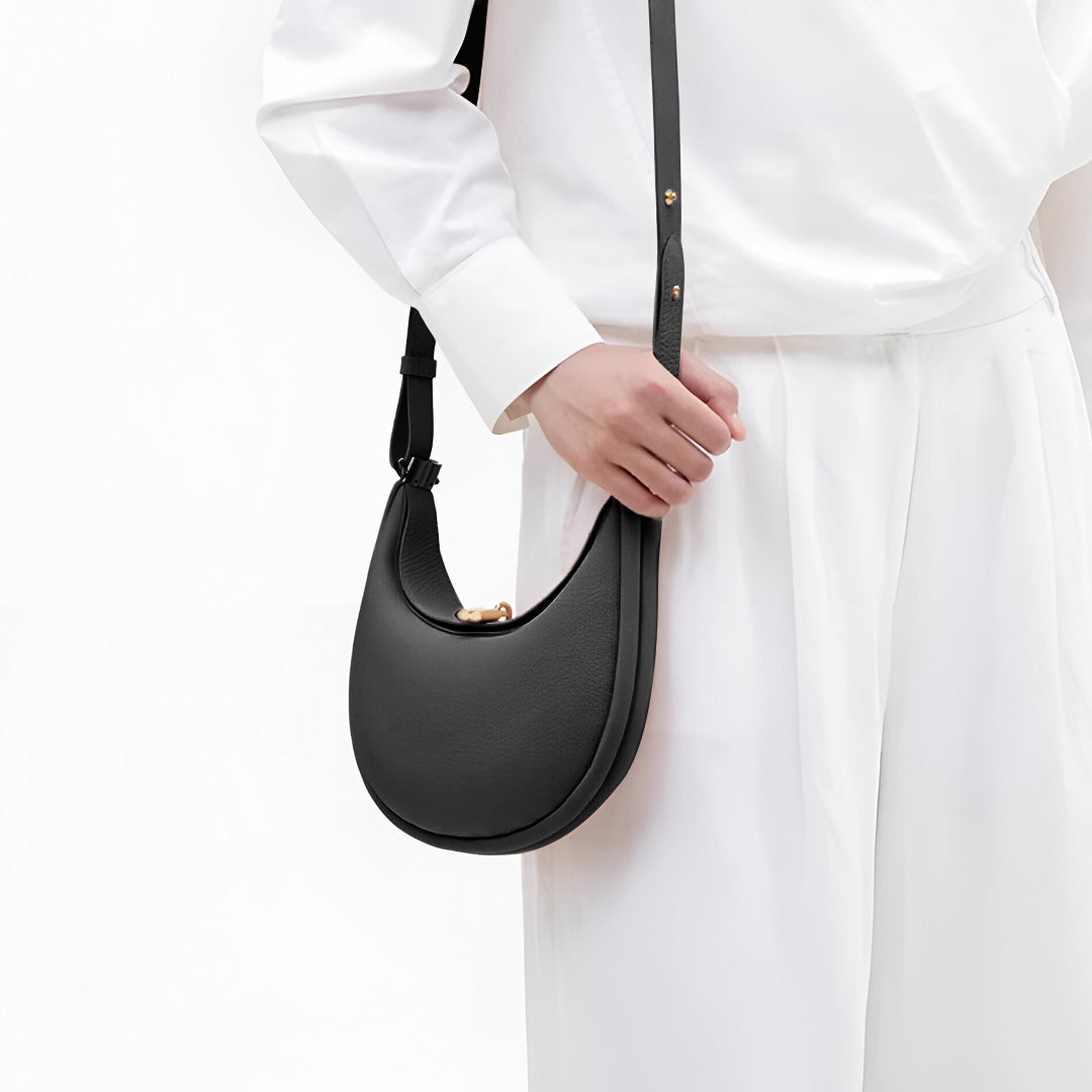 Bolso De Mano Con Forma De Media Luna Y Bandolera Amovible Para Uso Diario | Ideal Para Eventos