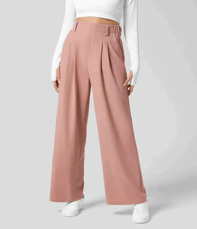 Pantalón De Cintura Alta Con Corte Ajustado Para Mujer | Ideal Para Uso Diario