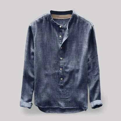 Camisa de Manga Larga de Corte Regular para Hombres | Ideal para Uso Diario y Formal