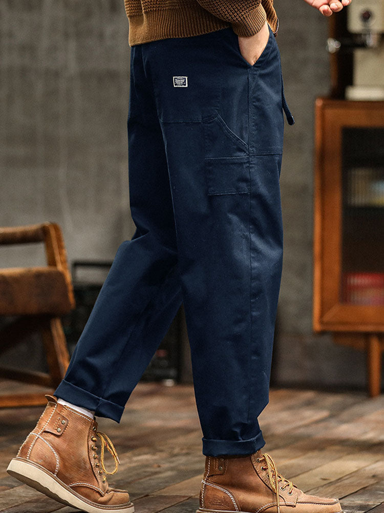 Pantalón Cargo con Cintura Ajustable para Hombre | Ideal para Uso Diario y Ocio