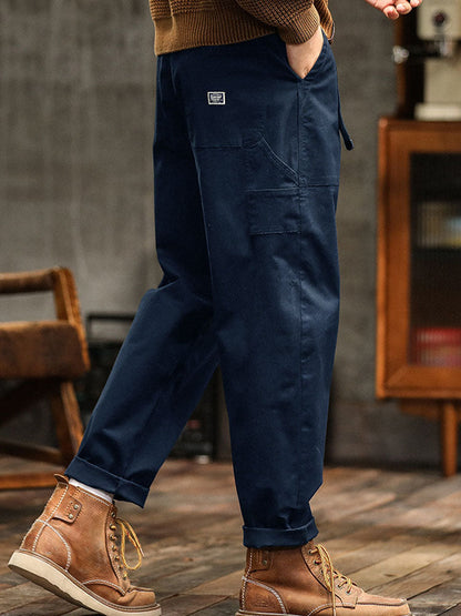 Pantalón Cargo con Cintura Ajustable para Hombre | Ideal para Uso Diario y Ocio