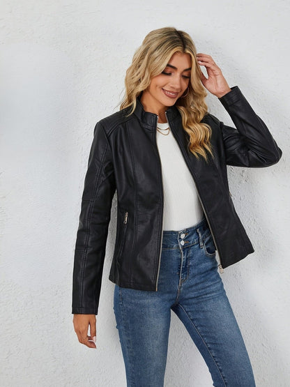 Chaqueta De Primavera Con Corte Moderno Y Mangas Largas Para Mujer | Ideal Para Uso Diario Y Exterior