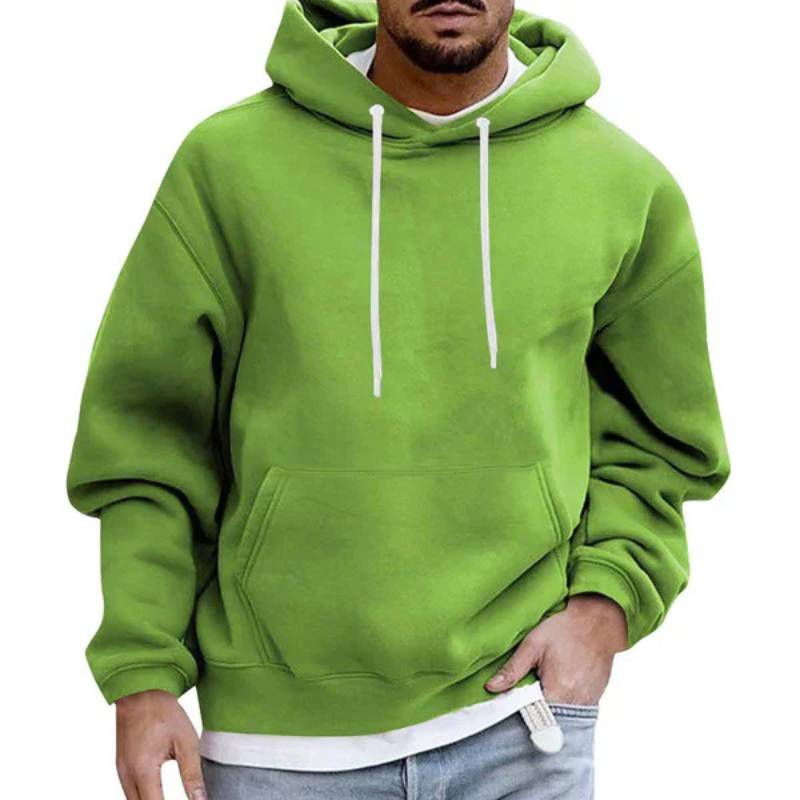 Sudadera con Capucha y Bolsillo Frontal para Hombre | Ideal para Uso Diario