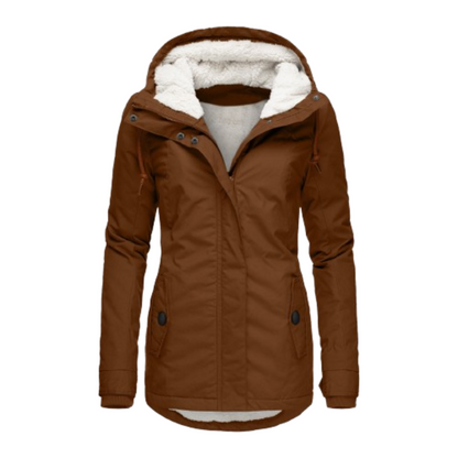 Parka de Invierno con Capucha Desmontable y Bolsillos Funcionales para Mujer | Ideal para Invierno