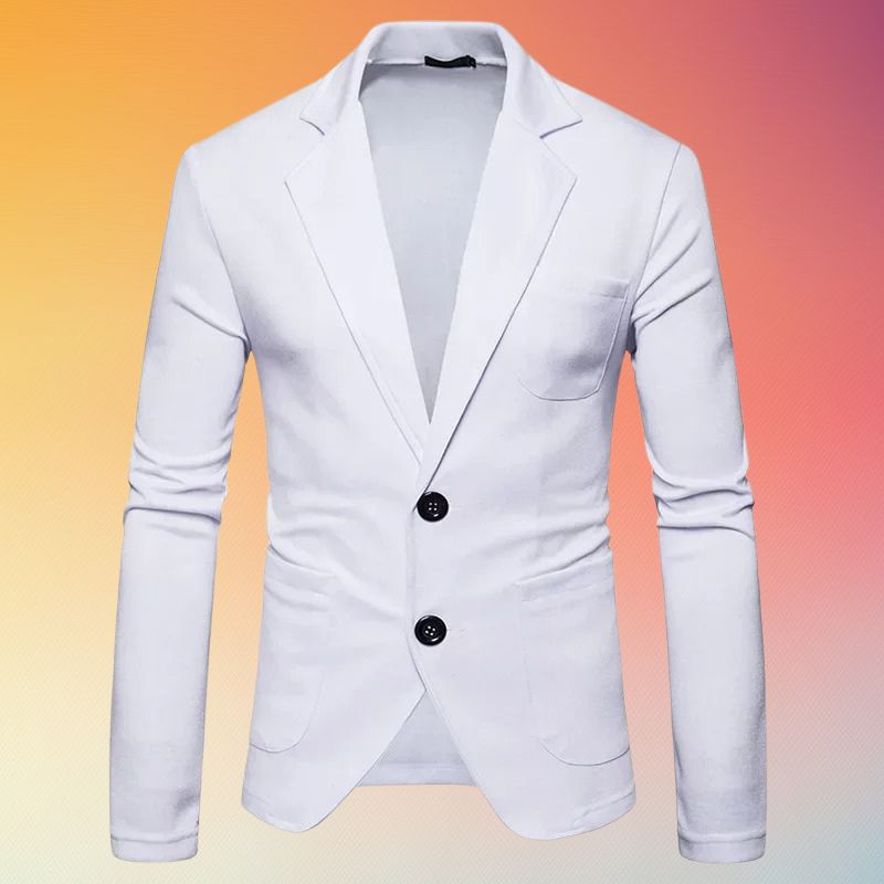 Chaqueta con Cierre de Dos Botones para Hombre | Ideal para Uso Diario y Profesional