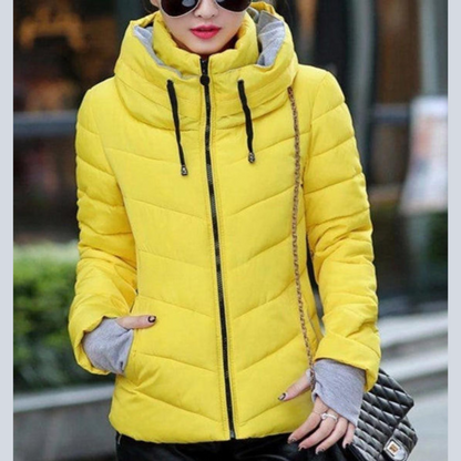 Chaqueta Acolchada con Capucha para Mujer | Ideal para Uso Diario y Entretiempo