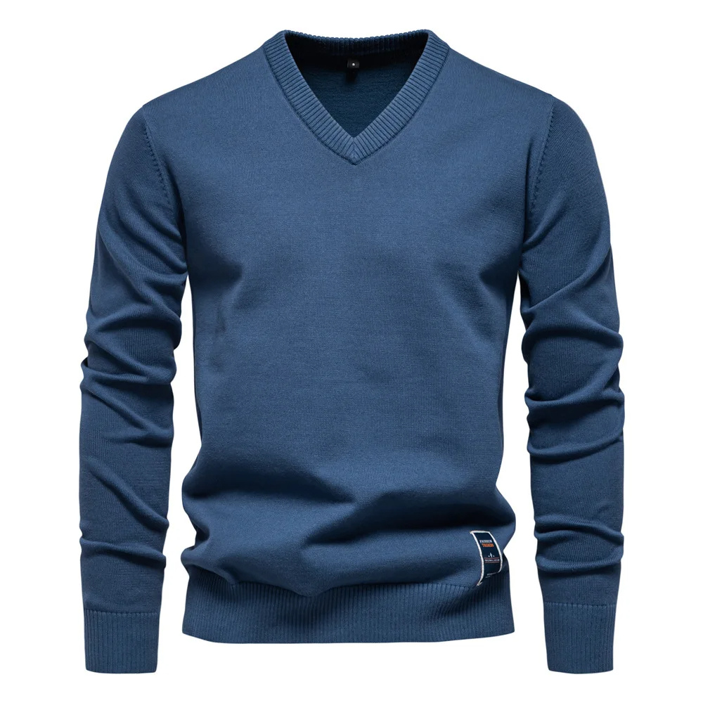 Jersey Con Cuello En V Y Corte Regular Para Hombre | Ideal Para Uso Diario