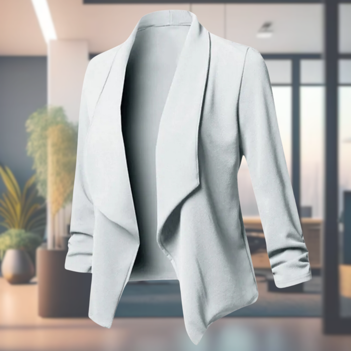 Blazer De Corte Estructurado Con Cierre De Un Botón Para Mujer | Ideal Para Uso Profesional Y Eventos