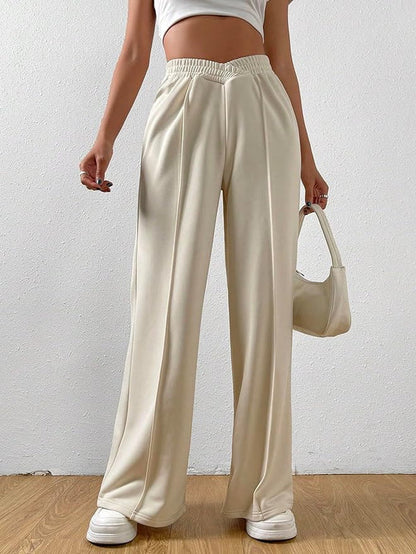 Pantalón Ancho con Cintura Elástica para Mujer | Ideal para Uso Diario y Desplazamientos