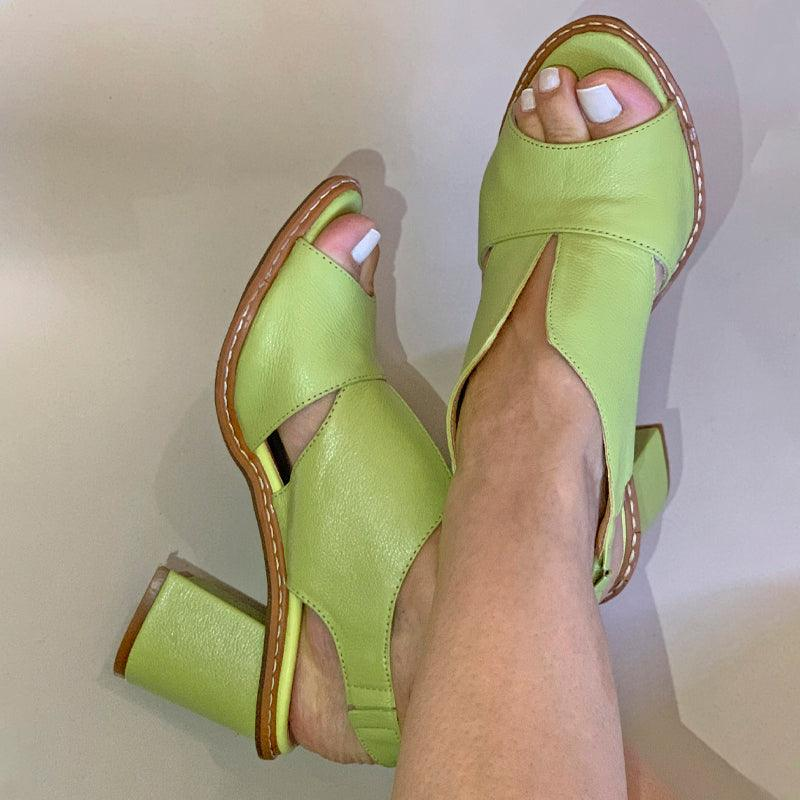 Sandalias De Talón Abierto Con Correa Trasera Para Mujer | Ideales Para Uso Diario Y Temporadas Cálidas