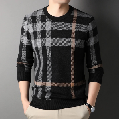 Jersey Con Motivo De Cuadros Para Hombre | Ideal Para Uso Diario Y Ocasional
