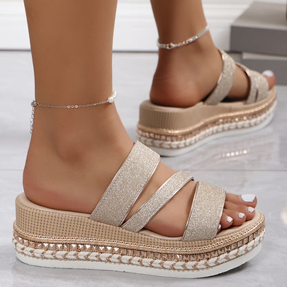Sandalias Con Plataforma Para Mujer | Ideal Para Temporada Cálida