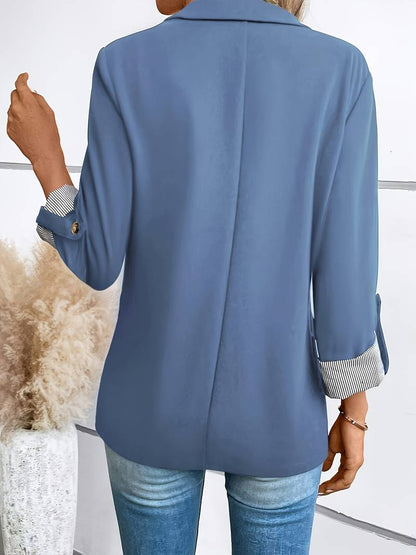 Blazer Estructurado De Doble Botonadura Para Mujer | Ideal Para Oficina Y Uso Diario