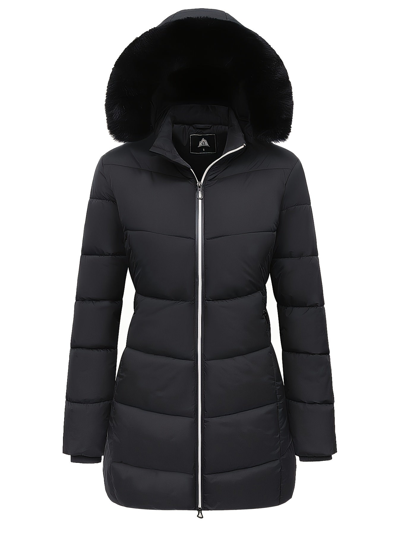 Abrigo Acolchado con Capucha y Bolsillos para Mujer | Ideal para Invierno y Entretiempo