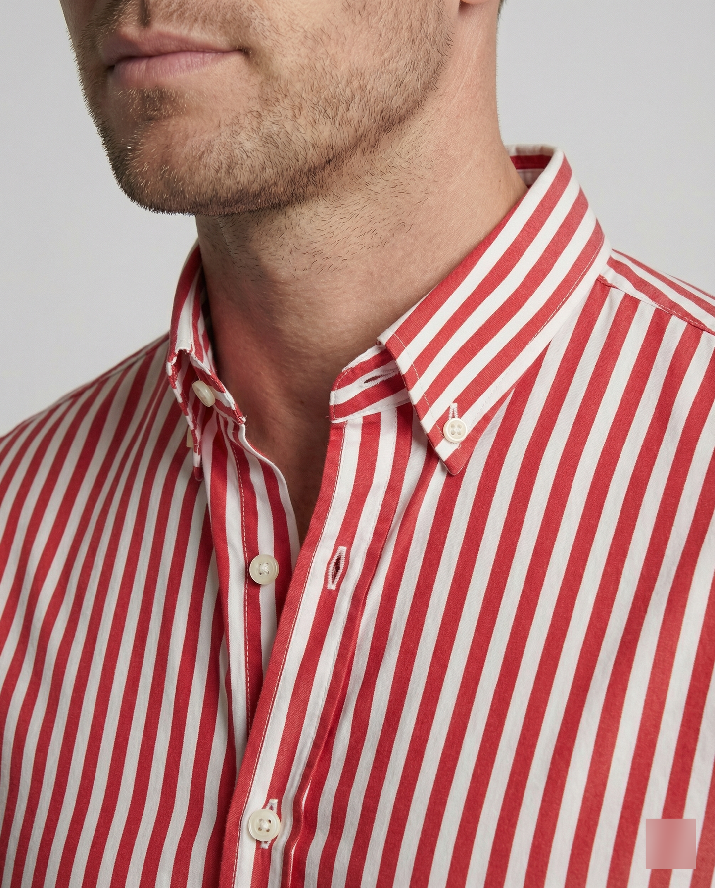 Camisa de Rayas de Manga Larga para Hombres | Ideal para Uso Diario