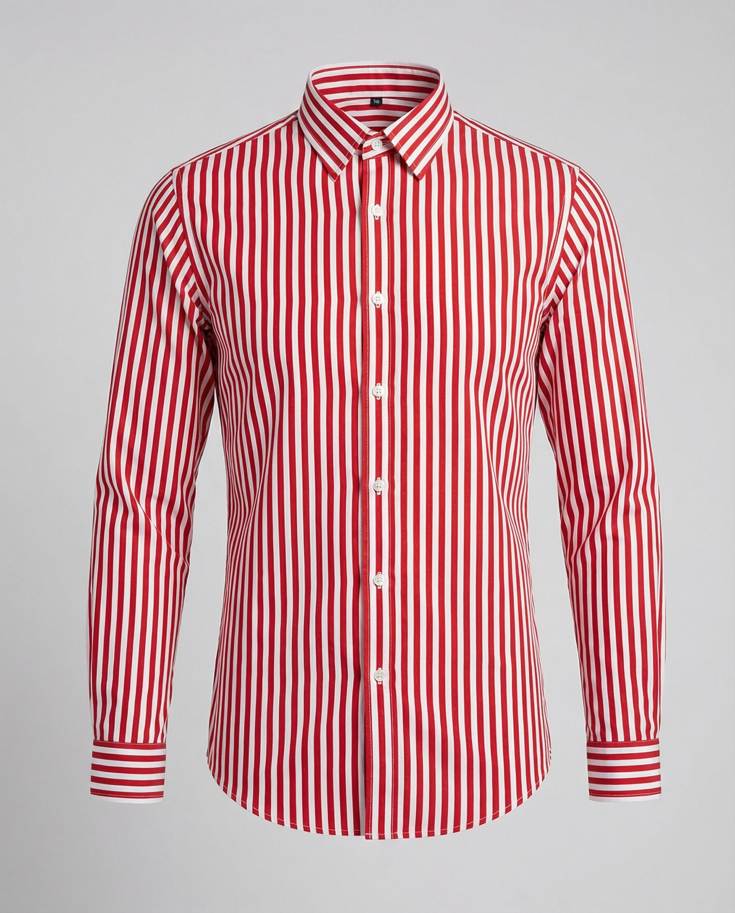 Camisa de Rayas de Manga Larga para Hombres | Ideal para Uso Diario
