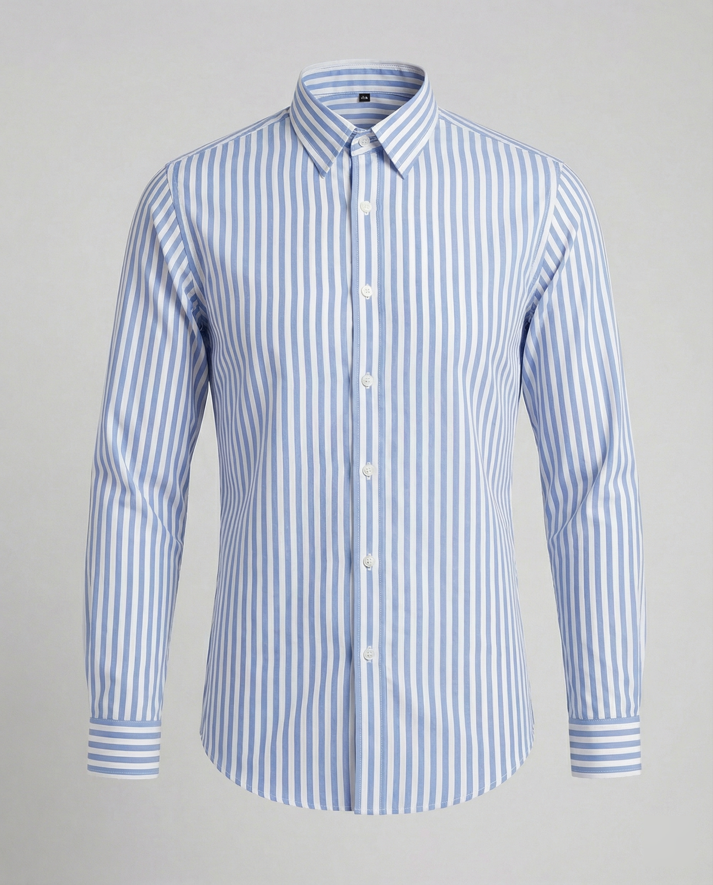 Camisa de Rayas de Manga Larga para Hombres | Ideal para Uso Diario