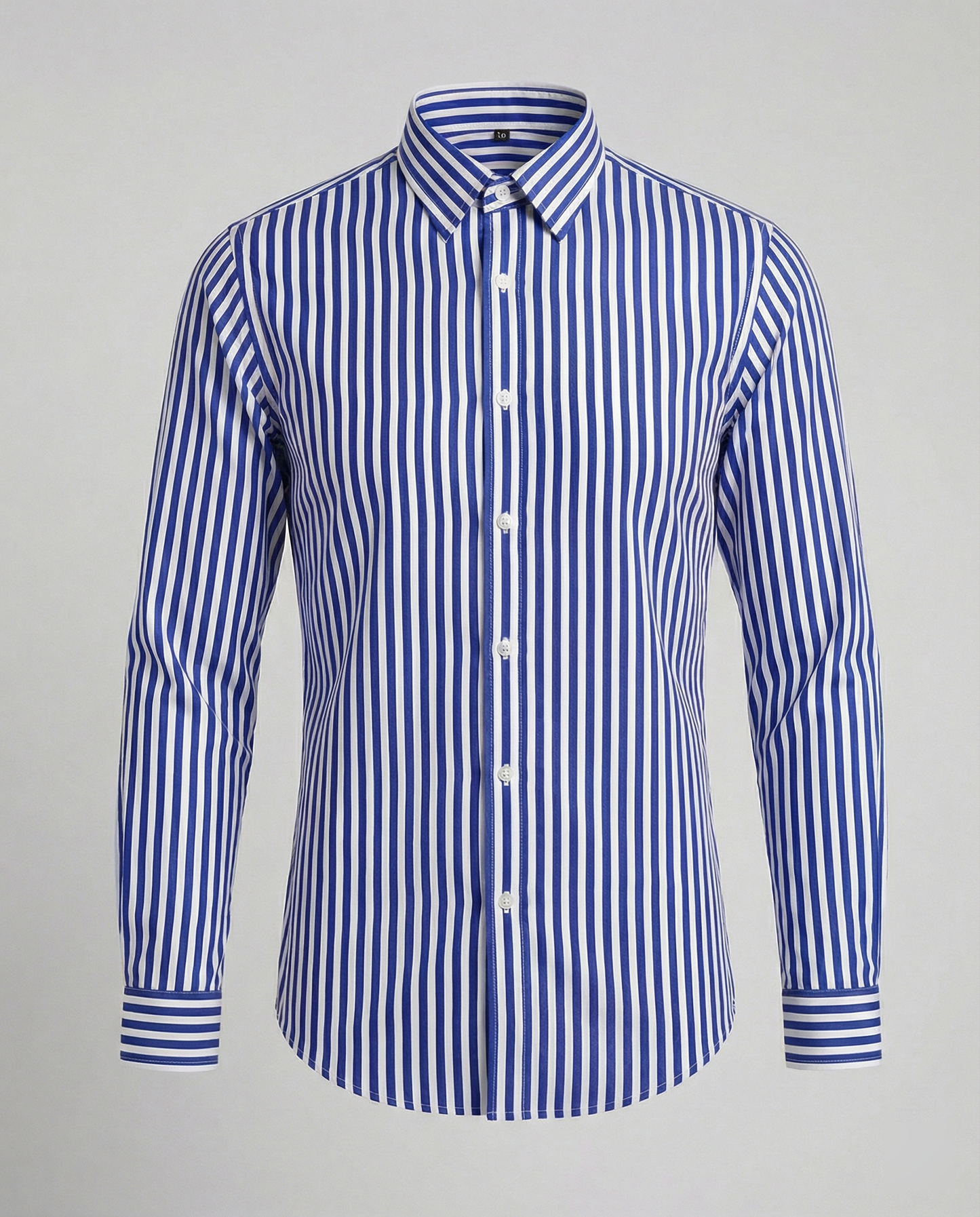 Camisa de Rayas de Manga Larga para Hombres | Ideal para Uso Diario