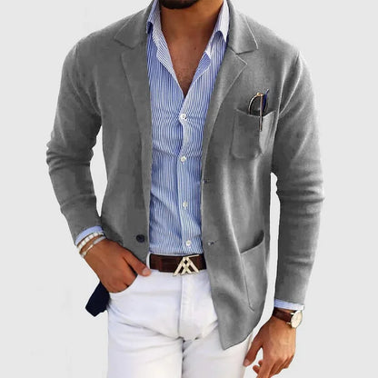 Blazer Con Corte Estructurado Para Hombre | Ideal Para Ocasiones Formales Y Profesionales
