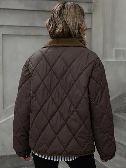 Chaqueta de Temporada Media para Mujer con Corte Ajustado y Longitud Intermedia | Uso Diario
