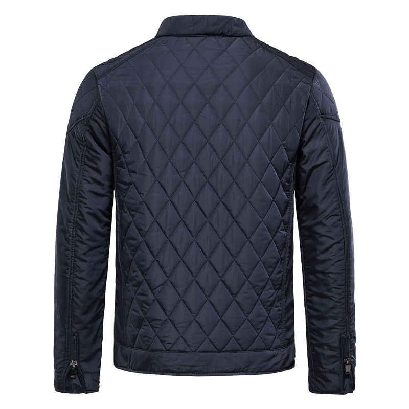 Chaqueta Con Cuello Alto Y Cierre De Cremallera Para Hombre | Ideal Para Uso Diario