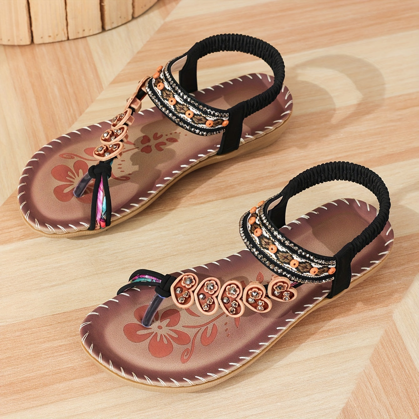 Sandalias Planas con Cierre de Tobillo para Mujer | Ideales para Uso Diario en Temporadas Cálidas