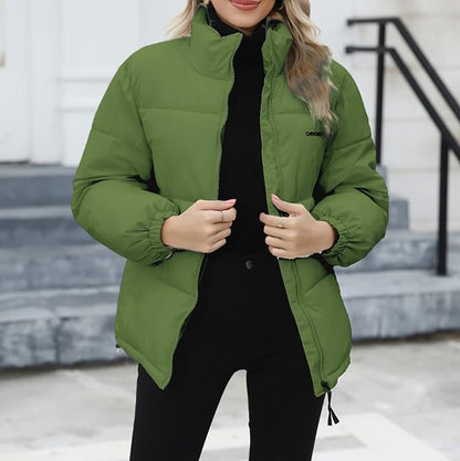 Chaqueta de Invierno Acolchada con Corte Recto para Mujer | Ideal para Temporada de Invierno