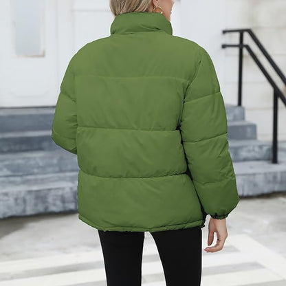 Chaqueta de Invierno Acolchada con Corte Recto para Mujer | Ideal para Temporada de Invierno