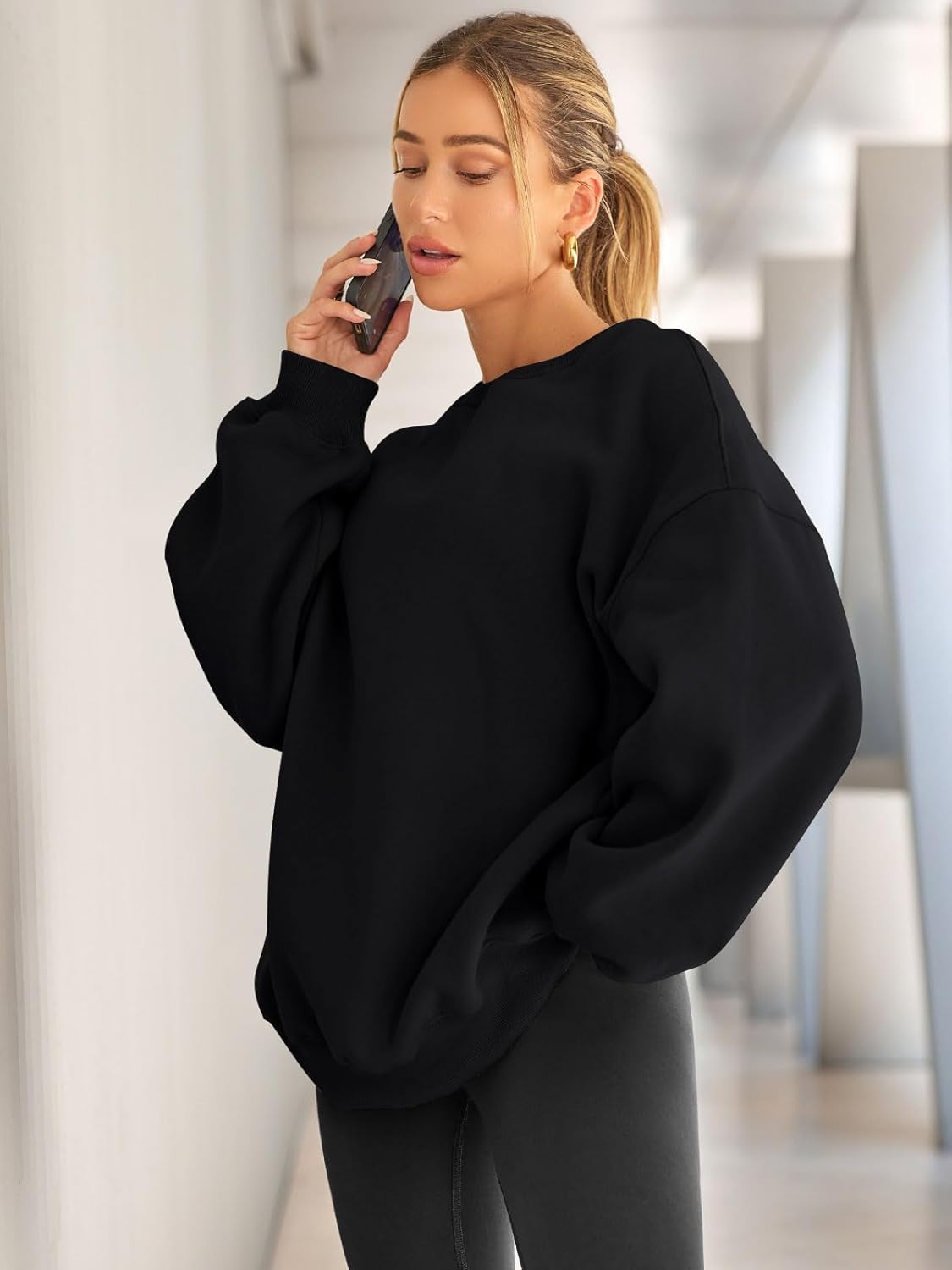 Pullover Oversize Con Corte Relajado Para Mujer | Ideal Para Uso Diario