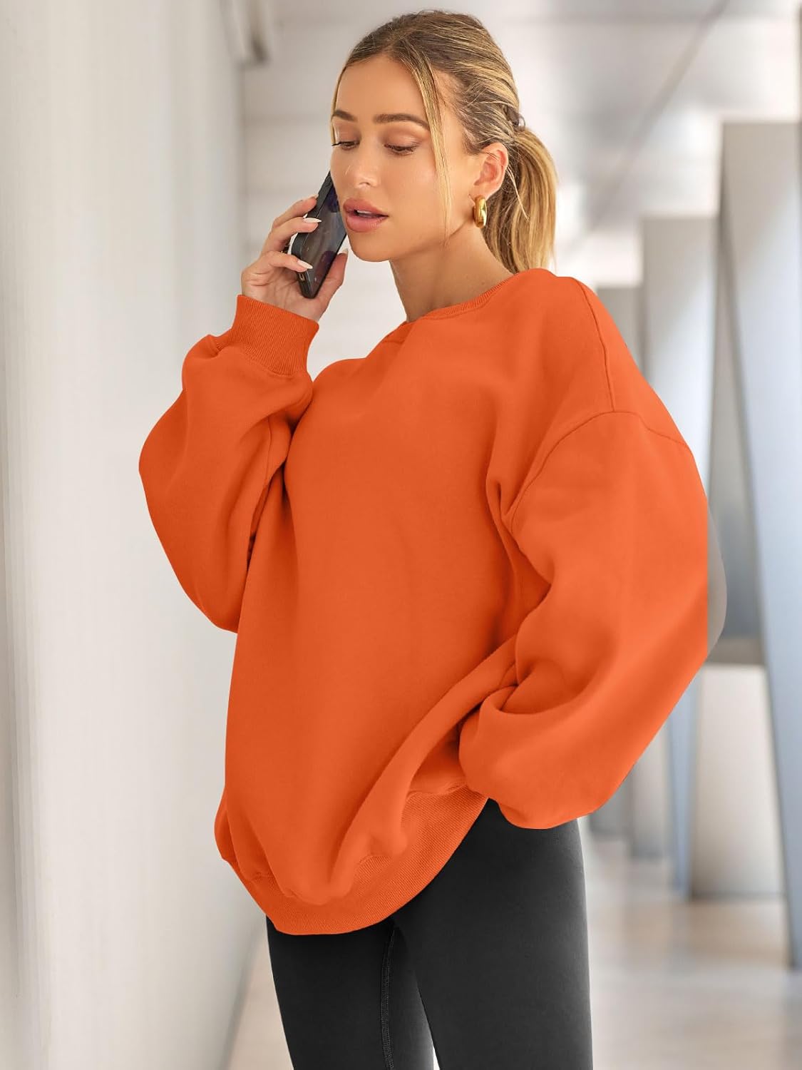 Pullover Oversize Con Corte Relajado Para Mujer | Ideal Para Uso Diario