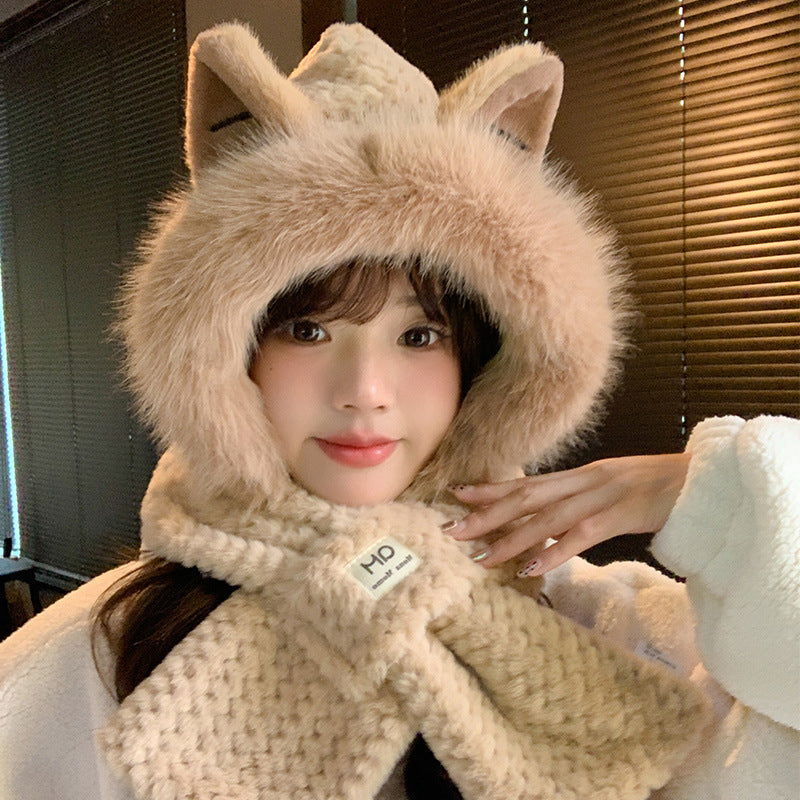 Accesorio 2 en 1 con Gorro y Bufanda para Niños y Adultos | Ideal para Salidas en Invierno