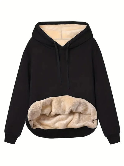 Sudadera con Capucha y Forro Interior para Mujer | Ideal para el Uso Diario en Clima Frío