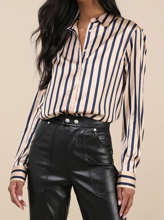 Blusa de Corte Ajustado con Detalles Plisados para Mujer | Ideal para Uso Profesional y Diario