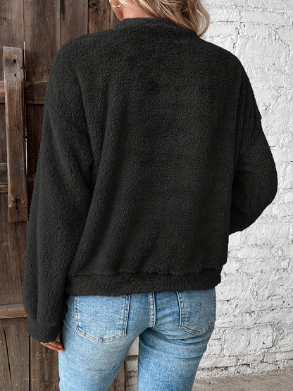 Sudadera Con Cuello Redondo Y Manga Larga Para Mujer | Ideal Para Uso Diario
