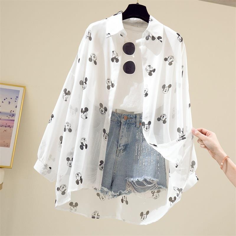 Blusa de Manga Larga con Estampado Gráfico para Mujer | Ideal para Uso Diario