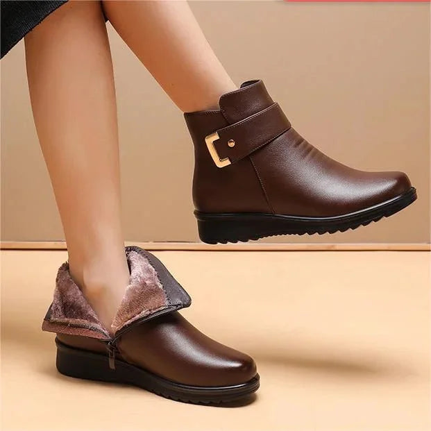 Botines De Invierno Con Diseño De Tobillo Para Mujer | Ideal Para Temporada Fría