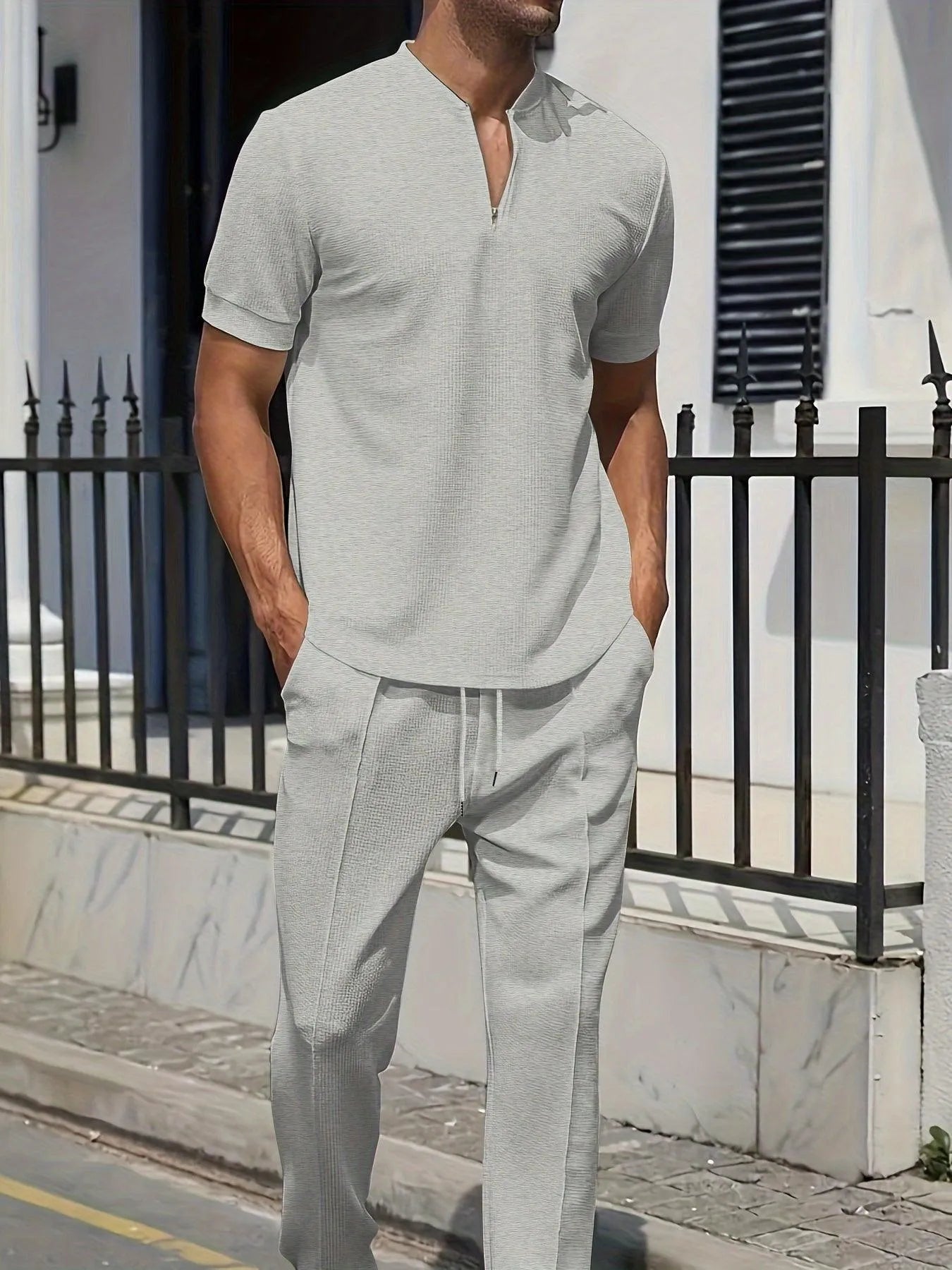 Conjunto de Dos Piezas para Hombre | Ideal para Uso Diario y Ocasiones Informales