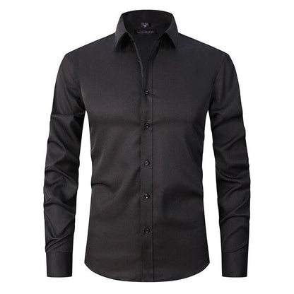 Camisa de Corte Versátil con Finition sin Pliegues para Hombre | Ideal para Uso Diario y Todas las Temporadas